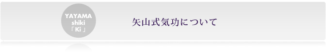 矢山式気功について